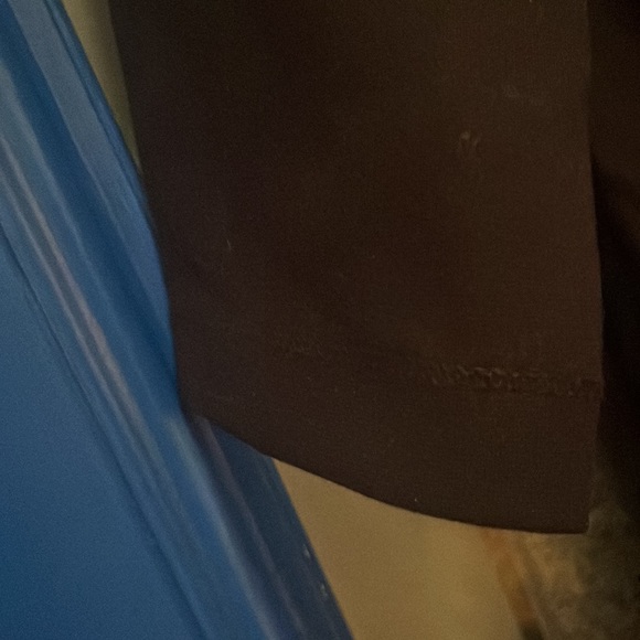 Designer little Black dress 100% genuine leather size xs dry clean only - Picture 3 of 6